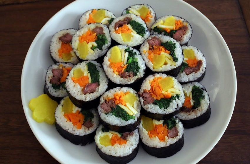 Gimbap and Mandu